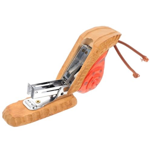 FUNNETOYU Mini Holz Heftgerät Schneckenform Tragbarer Schreibtisch Tacker Kreatives Tier Design und Dekorativ für Schüler Lehrer und Bürobedarf FUNNETOYU Mini Holz Heftgerät Schneckenform Tragbarer Schreibtisch Tacker Kreatives Tier Design und Dekorativ für Schüler Lehrer und Bürobedarf von FUNNETOYU