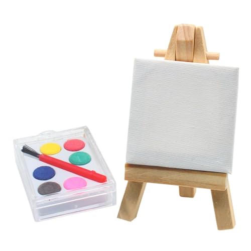 FUNNETOYU Mini Staffelei aus Holz und Kunststoff Kleines Tragbares Malbrett Dekoratives Miniatur Hausmodell Kreatives Kunstornament als für Miniaturen Sammler Vielseitig Einsetzbar für FUNNETOYU Mini Staffelei aus Holz und Kunststoff Kleines Tragbares Malbrett Dekoratives Miniatur Hausmodell Kreatives Kunstornament als für Miniaturen Sammler Vielseitig Einsetzbar für von FUNNETOYU