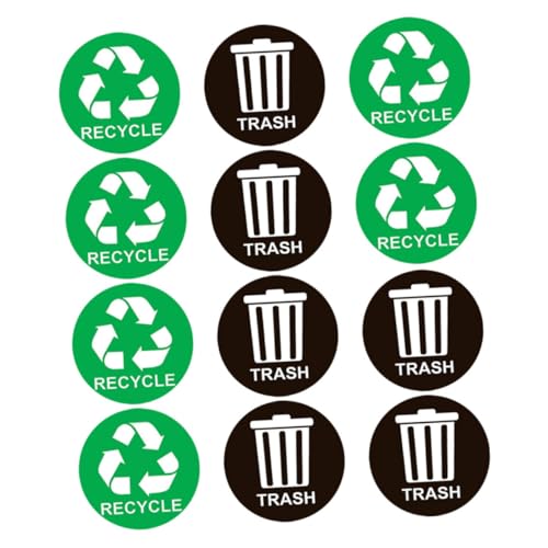FUNNETOYU Mülltrennaufkleber für Mülleimer Beutel Selbstklebende Recycling Sticker zur Abfallklassifizierung Praktische Etiketten für Mülltrennung und Recycling Geeignet für Zuhause und FUNNETOYU Mülltrennaufkleber für Mülleimer Beutel Selbstklebende Recycling Sticker zur Abfallklassifizierung Praktische Etiketten für Mülltrennung und Recycling Geeignet für Zuhause und von FUNNETOYU
