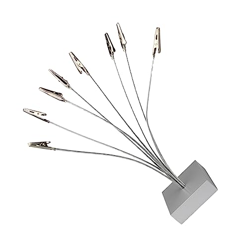 FUNNETOYU Multi Head Metal Note Holder Fach Clip Ständer für Memo Fotos und Karten Hochwertiger Tischkartenhalter für Büro Restaurant und Veranstaltungen FUNNETOYU Multi Head Metal Note Holder Fach Clip Ständer für Memo Fotos und Karten Hochwertiger Tischkartenhalter für Büro Restaurant und Veranstaltungen von FUNNETOYU