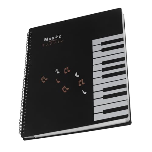 FUNNETOYU Musiknoten Ordner Seitiges Beschreibbares Notenblatt Buch für Klavier Gitarre Violine Robuste Notenmappe mit Anpassbarem Annotationsdesign für Musiker und Bands FUNNETOYU Musiknoten Ordner Seitiges Beschreibbares Notenblatt Buch für Klavier Gitarre Violine Robuste Notenmappe mit Anpassbarem Annotationsdesign für Musiker und Bands von FUNNETOYU
