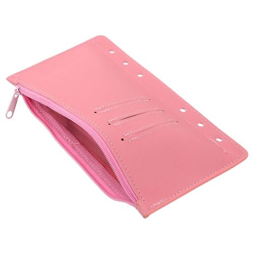 FUNNETOYU Nachfüllpackung für lose Blätter Binder-Beutel mit losen Blättern mit Reißverschluss Bindemittel Loch Veranstalter Journal-Taschenaufkleber Bindetaschen Pu Rosa FUNNETOYU Nachfüllpackung für lose Blätter Binder-Beutel mit losen Blättern mit Reißverschluss Bindemittel Loch Veranstalter Journal-Taschenaufkleber Bindetaschen Pu Rosa von FUNNETOYU
