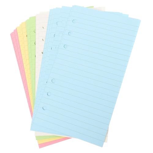 FUNNETOYU Nachfüllpapier für Ringbuch Farben Liniertes Notizbuch Papier Dickes Langlebiges Planer Füllblatt Geeignet für Journal Tagebuch Notizen und Organisation FUNNETOYU Nachfüllpapier für Ringbuch Farben Liniertes Notizbuch Papier Dickes Langlebiges Planer Füllblatt Geeignet für Journal Tagebuch Notizen und Organisation von FUNNETOYU