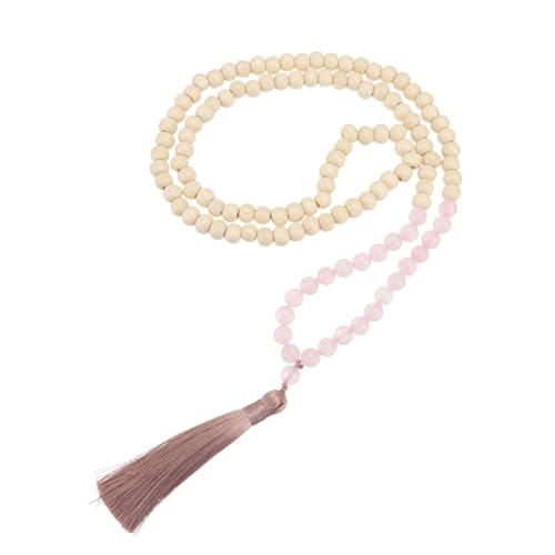 FUNNETOYU Natürliche Holzperlenkette mit Quaste Handgefertigte Nordische Wohnraumdekoration Langlebig und Vielseitig Elegante Hängende Deko für Zuhause Stilvolles Accessoire für FUNNETOYU Natürliche Holzperlenkette mit Quaste Handgefertigte Nordische Wohnraumdekoration Langlebig und Vielseitig Elegante Hängende Deko für Zuhause Stilvolles Accessoire für von FUNNETOYU