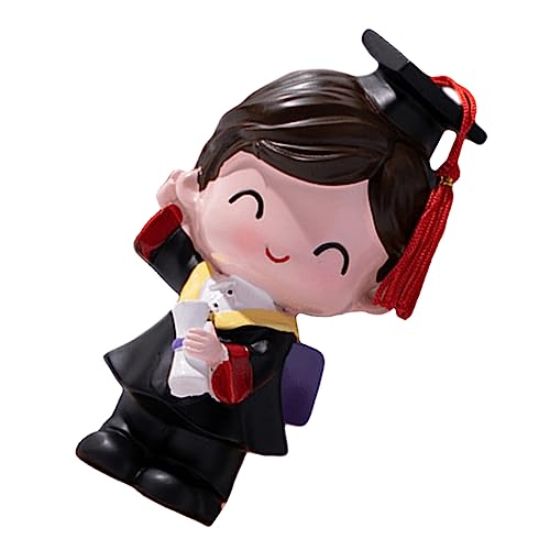 FUNNETOYU Niedlicher Doktor Tortendeko Resin Cake Topper für Desserttisch Mehrzweckmäßige Abschlussfeier Dekoration Langlebiger Hochwertiger Abschlussgeschenk Schmuck FUNNETOYU Niedlicher Doktor Tortendeko Resin Cake Topper für Desserttisch Mehrzweckmäßige Abschlussfeier Dekoration Langlebiger Hochwertiger Abschlussgeschenk Schmuck von FUNNETOYU