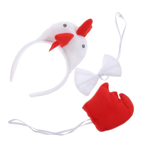 FUNNETOYU Niedliches Huhn Kostüm Set mit Verstellbarem Stirnband Leichtes Tier Cosplay für Erwachsene Atmungsaktiv und Flexibel für Partys Festivals und Verkleidungen FUNNETOYU Niedliches Huhn Kostüm Set mit Verstellbarem Stirnband Leichtes Tier Cosplay für Erwachsene Atmungsaktiv und Flexibel für Partys Festivals und Verkleidungen von FUNNETOYU