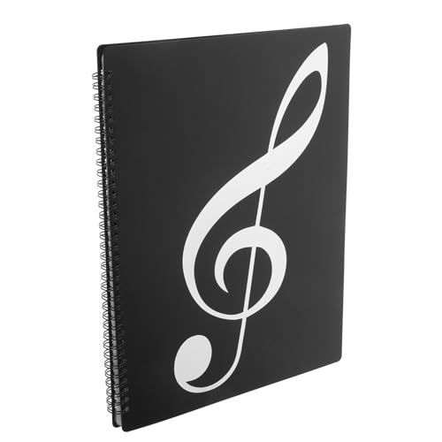 FUNNETOYU Notenheft Ordner aus Fächer für Musikblätter Organizer für Büro und Veranstaltungen Vielseitig Einsetzbar Leicht und Tragbar von FUNNETOYU