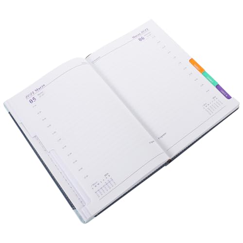 FUNNETOYU Notizbuch Spanisch Tagesplaner Tage Jahresplaner Schüler Planer Notizblock Tragbar für Schule Büro Reisen mit Elegantem Dunkelblauem Design FUNNETOYU Notizbuch Spanisch Tagesplaner Tage Jahresplaner Schüler Planer Notizblock Tragbar für Schule Büro Reisen mit Elegantem Dunkelblauem Design von FUNNETOYU