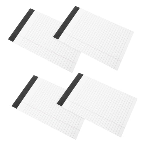FUNNETOYU Notizen im Notizblock kleiner Notizblock Rechtsnotiz Hefte für die Schule Notizblockblock zerreißbare Notizblöcke Memo -Pads legaler Block linierte Taschennotizblöcke Papier Weiß von FUNNETOYU