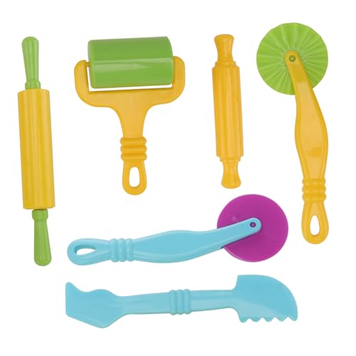 FUNNETOYU Plastilin Werkzeuge Ungiftig Knetzubehör mit Ausstechformen und Modellierwerkzeugen DIY Clay Molds für Kreatives Fördert Feinmotorik und Fantasie bei Jungen und Mädchen von FUNNETOYU