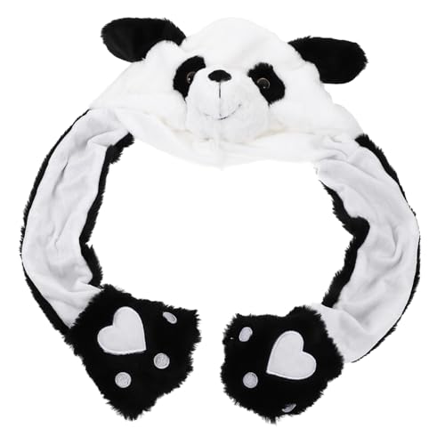 FUNNETOYU Plüsch Tierhut mit Beweglichen Ohren Leichter Party Hut für Karneval Cosplay und Festivals Niedliche Kopfdeko für Erwachsene und Witziges Kostümzubehör von FUNNETOYU