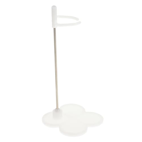 FUNNETOYU Puppenständer Puppenhalter Puppenaussteller Puppenaufsteller Puppensammlung Puppenausstellung Puppenanzeige Stützständer für Puppen Puppenzubehör Actionfigurenständer Plastik Weiß von FUNNETOYU