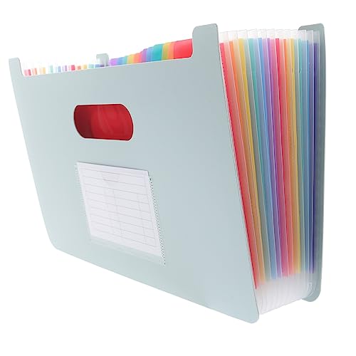 FUNNETOYU Quittungshalter Aktenordner Tragbarer Datei Organizer aus Strapazierfähigem Material für Papiere für Bürobedarf und Dokumentenarchivierung von FUNNETOYU