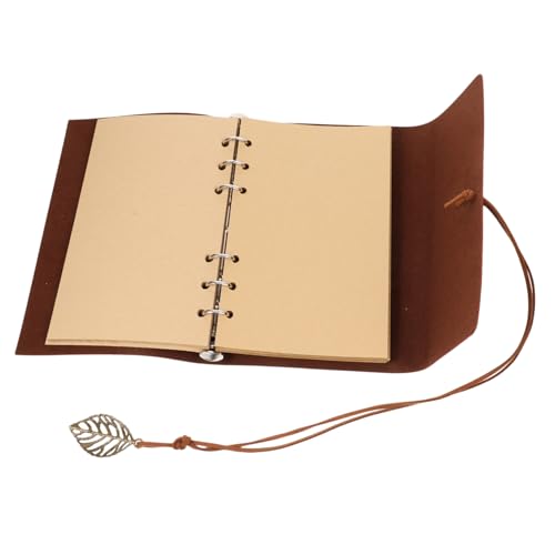 FUNNETOYU Reisetagebuch Vintage Notizbuch mit PU Leder Umschlag Nachfüllbares Baumblatt Ringbuch Notizblock für Terminplanung und Notizen Retro Stil für Schule Büro und Reisen FUNNETOYU Reisetagebuch Vintage Notizbuch mit PU Leder Umschlag Nachfüllbares Baumblatt Ringbuch Notizblock für Terminplanung und Notizen Retro Stil für Schule Büro und Reisen von FUNNETOYU