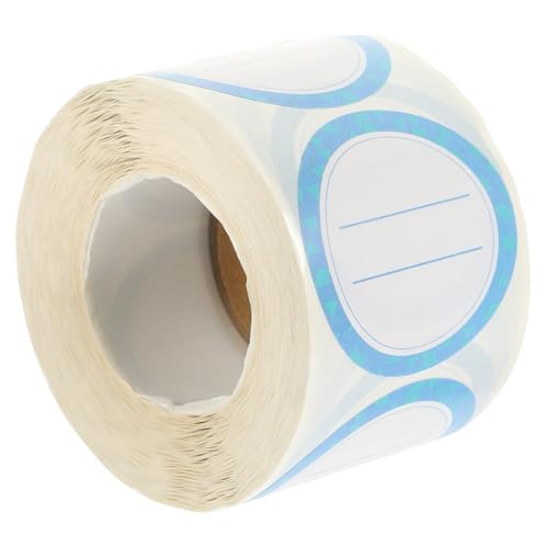 FUNNETOYU Selbstklebende Küchenetiketten für Flaschen und Lebensmittel Beschreibbare Aufkleberrolle mit Blauen Labels Vielseitig Einsetzbar für Vorratsbehälter Dosen und Lagerung FUNNETOYU Selbstklebende Küchenetiketten für Flaschen und Lebensmittel Beschreibbare Aufkleberrolle mit Blauen Labels Vielseitig Einsetzbar für Vorratsbehälter Dosen und Lagerung von FUNNETOYU