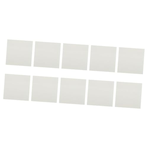 FUNNETOYU Selbstklebende Transparente Wasserfeste Memo Pads pro Block Wiederablösbare Notizzettel für Schule Büro Haushalt Vielseitige Haftnotizen für Nachrichten und Organisation von FUNNETOYU