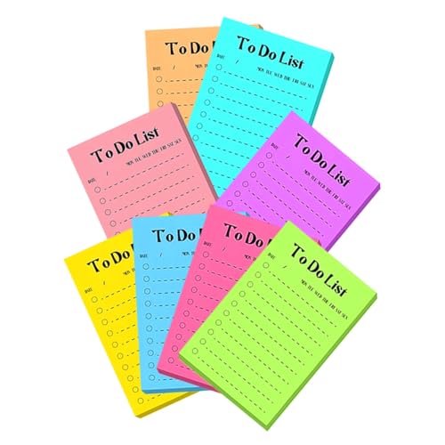 FUNNETOYU Teiliges Fluoreszierende Memo Sticker Tragbare Selbstklebende Notizzettel mit Starker Haftung Abreißbare To Do Listen für Schule Büro und Haushalt Leicht zu Lagern und Mitzunehmen FUNNETOYU Teiliges Fluoreszierende Memo Sticker Tragbare Selbstklebende Notizzettel mit Starker Haftung Abreißbare To Do Listen für Schule Büro und Haushalt Leicht zu Lagern und Mitzunehmen von FUNNETOYU