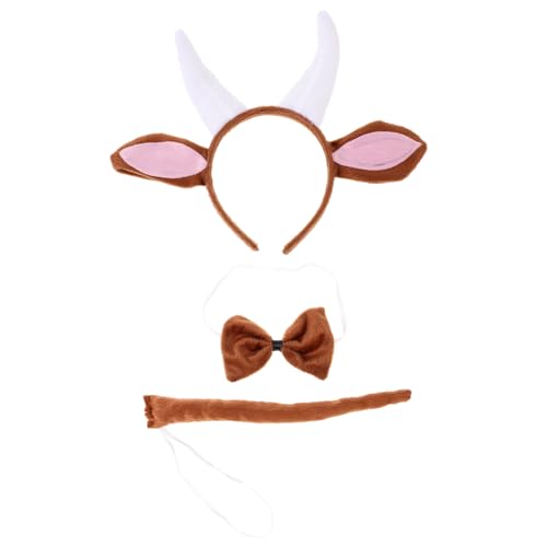 FUNNETOYU Tierischer Ziegenhorn Haarreif Set Kreatives Leichtes Cosplay Accessoire mit Cartoon Kopfstück Vielseitig für Kostümparty Halloween Karneval und Fotospaß Einheitsgröße FUNNETOYU Tierischer Ziegenhorn Haarreif Set Kreatives Leichtes Cosplay Accessoire mit Cartoon Kopfstück Vielseitig für Kostümparty Halloween Karneval und Fotospaß Einheitsgröße von FUNNETOYU