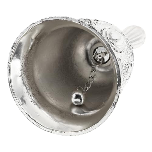FUNNETOYU Tischglocke aus Metall Multifunktionale Handglocke für Restaurant und Schule Robuste Serviceglocke mit Stabiler Empfangsglocke und Dekorative Klingel FUNNETOYU Tischglocke aus Metall Multifunktionale Handglocke für Restaurant und Schule Robuste Serviceglocke mit Stabiler Empfangsglocke und Dekorative Klingel von FUNNETOYU