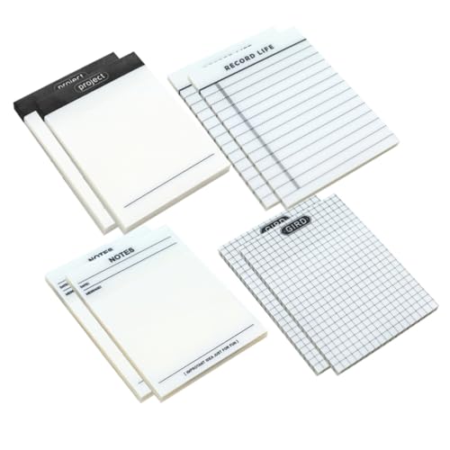 FUNNETOYU Transparent Kompakte Memo Pads Selbstklebende Notizzettel mit Vielseitig für Büro Schule und Zuhause Praktische Haushalts und Organisationshilfe FUNNETOYU Transparent Kompakte Memo Pads Selbstklebende Notizzettel mit Vielseitig für Büro Schule und Zuhause Praktische Haushalts und Organisationshilfe von FUNNETOYU
