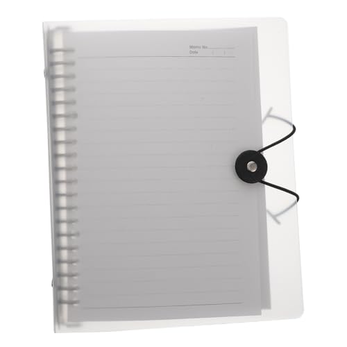FUNNETOYU Transparent Lose Notizbuch mit Metallklammer Abnehmbar Liniertes Schreibheft Leichtes Schreib Notizpad für Schüler Lehrer und Bürogebrauch FUNNETOYU Transparent Lose Notizbuch mit Metallklammer Abnehmbar Liniertes Schreibheft Leichtes Schreib Notizpad für Schüler Lehrer und Bürogebrauch von FUNNETOYU