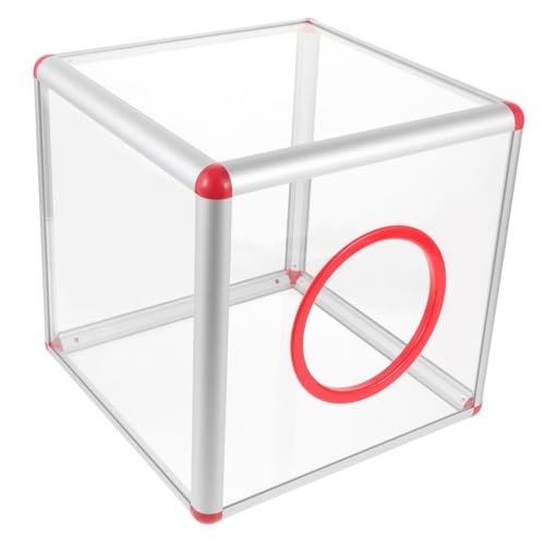 FUNNETOYU Transparente Quadratische Raffle Box mit Schlitz für Tickets Multifunktionale Losbox für Spenden Veranstaltungen und Gewinnspiele Acryl für Partys und Firmenfeiern von FUNNETOYU