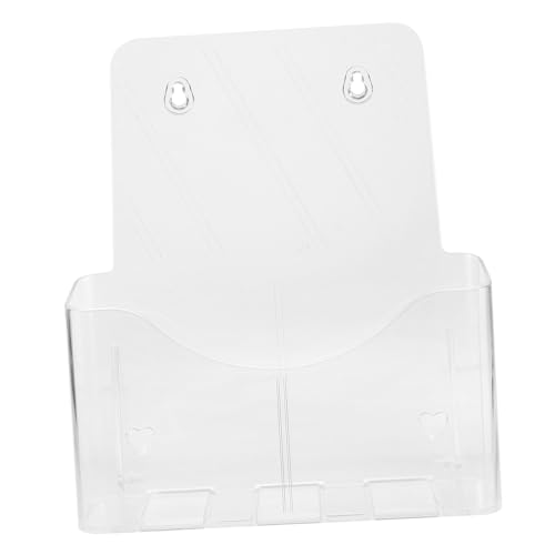FUNNETOYU Transparenter Flyerhalter aus Acryl Wandmontierter Büro Organizer zur Dokumentenablage Platzsparender Pamphletständer Vielseitiger Schreibwaren Box Organizer für Effiziente FUNNETOYU Transparenter Flyerhalter aus Acryl Wandmontierter Büro Organizer zur Dokumentenablage Platzsparender Pamphletständer Vielseitiger Schreibwaren Box Organizer für Effiziente von FUNNETOYU