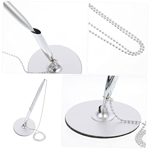 FUNNETOYU Vertikaler Business Signierstift mit Kette Multifunktions Kugelschreiber für Hotel und Büro Rutschfestes Design Glattes Schreiben Komfortabler Griff Premium für Klare FUNNETOYU Vertikaler Business Signierstift mit Kette Multifunktions Kugelschreiber für Hotel und Büro Rutschfestes Design Glattes Schreiben Komfortabler Griff Premium für Klare von FUNNETOYU
