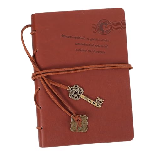 FUNNETOYU Vintage Leder Tagebuch Groß Retro Notizbuch Blanko mit Weichem Kunstleder Einband Strapazierfähiges Schreibjournal für Erwachsene als Tagebuch Notizblock und Reisetagebuch FUNNETOYU Vintage Leder Tagebuch Groß Retro Notizbuch Blanko mit Weichem Kunstleder Einband Strapazierfähiges Schreibjournal für Erwachsene als Tagebuch Notizblock und Reisetagebuch von FUNNETOYU