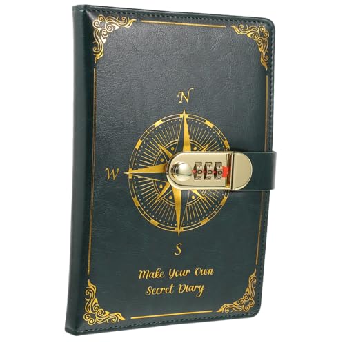 FUNNETOYU Vintage Notizbuch mit Zahlenschloss Retro Leder Journal mit Dreistelliger Passwortsperre Dickes Reise und Business Tagebuch mit Hochwertigem Einband Schreibheft für Alltag und Büro FUNNETOYU Vintage Notizbuch mit Zahlenschloss Retro Leder Journal mit Dreistelliger Passwortsperre Dickes Reise und Business Tagebuch mit Hochwertigem Einband Schreibheft für Alltag und Büro von FUNNETOYU