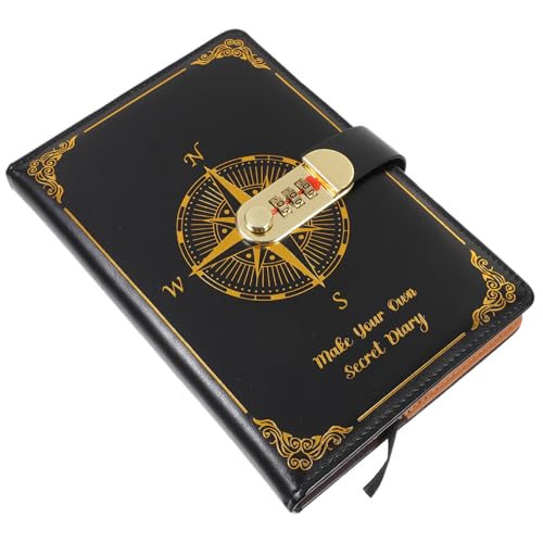 FUNNETOYU Vintage PU Leder Notizbuch mit Zahlenschloss Journal Tagebuch mit Sicherem Passwort Dekoratives Reise und Business Notizbuch für Studenten und Mitarbeiter Langlebiges Schreibheft FUNNETOYU Vintage PU Leder Notizbuch mit Zahlenschloss Journal Tagebuch mit Sicherem Passwort Dekoratives Reise und Business Notizbuch für Studenten und Mitarbeiter Langlebiges Schreibheft von FUNNETOYU