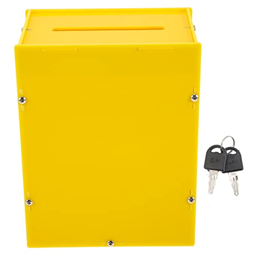 FUNNETOYU Wahlurne mit Schloss aus Acryl Abstimmungsticket Box Vorschlagsbriefbehälter Abschließbare Spendenbox für und Events Sicher und Robust FUNNETOYU Wahlurne mit Schloss aus Acryl Abstimmungsticket Box Vorschlagsbriefbehälter Abschließbare Spendenbox für und Events Sicher und Robust von FUNNETOYU