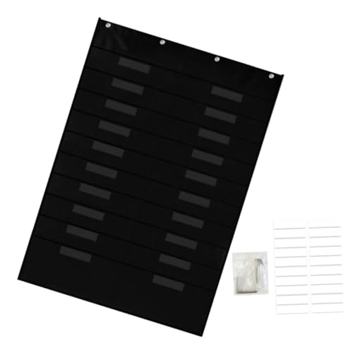 FUNNETOYU Wandhängender Datei Organizer mit Fächern für Dateien Briefe und Magazine für Klassenzimmer und Platzsparendes Design Installieren Aussehen von FUNNETOYU