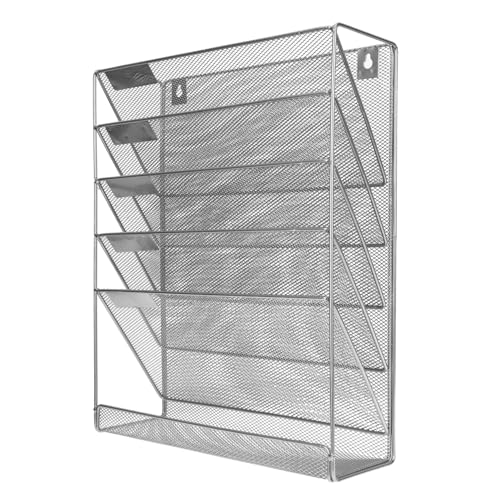 FUNNETOYU Wandmontierter Aktenhalter Lagiger Metall Dokumentenorganizer Platzsparend Büro Wandablagefächer für Dateien Bücher Notizen Praktische Aufbewahrung FUNNETOYU Wandmontierter Aktenhalter Lagiger Metall Dokumentenorganizer Platzsparend Büro Wandablagefächer für Dateien Bücher Notizen Praktische Aufbewahrung von FUNNETOYU