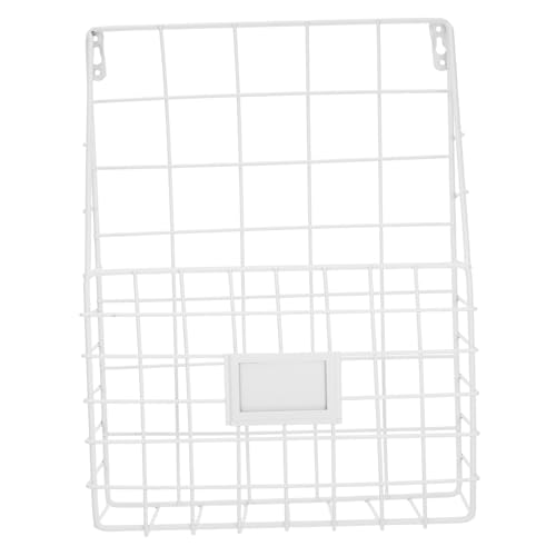 FUNNETOYU Wandmontierter Metall Draht Bücherhalter Weiß Dekorativer Wand Organizer für Zeitungen Magazine Dateien Platzsparender Wand Zeitungsständer für Zuhause Büro Wohnzimmer FUNNETOYU Wandmontierter Metall Draht Bücherhalter Weiß Dekorativer Wand Organizer für Zeitungen Magazine Dateien Platzsparender Wand Zeitungsständer für Zuhause Büro Wohnzimmer von FUNNETOYU