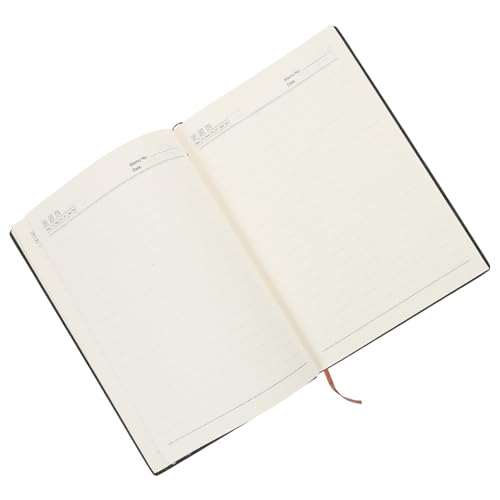 FUNNETOYU Weicher Leder -notizblock Akademisches Tagebuch Journal -notizbuch Buch Planen A5-planer Planer Für Studenten Notizbuch Für Den Täglichen Gebrauch Notizbilder Büro Schwarz Papier von FUNNETOYU