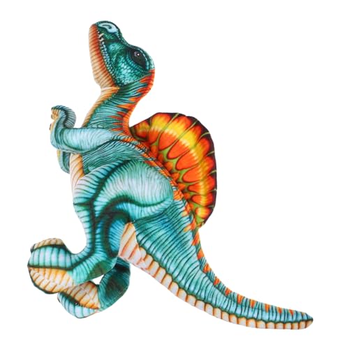 FUNNETOYU Weiches Plüschtier Realistisches Dinosaurier Kuscheltier mit Hochwertigem Plüschstoff Weichem Kissen für Geburtstag Reisebegleiter und Schlafkissen von FUNNETOYU