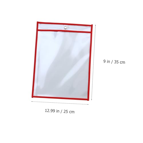 FUNNETOYU Wiederverwendbare Pet dokumentenhüllen mit Trockenlöschfunktion Transparente Doppelseitige Schreibtaschen für Schule Unterrichtsmaterial und Büroorganisation FUNNETOYU Wiederverwendbare Pet dokumentenhüllen mit Trockenlöschfunktion Transparente Doppelseitige Schreibtaschen für Schule Unterrichtsmaterial und Büroorganisation von FUNNETOYU