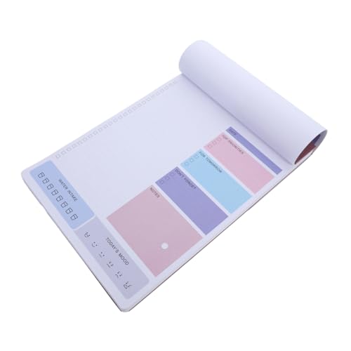 FUNNETOYU Zeitplaner Veranstalter Notizbuch gepunktet Notizbücher nehmen Pads tägliches Aufgabenheft Tagesplaner Notizblock Planer-Notizblock zum Abreißen Zeitplan Buch Planer zu tun Papier von FUNNETOYU