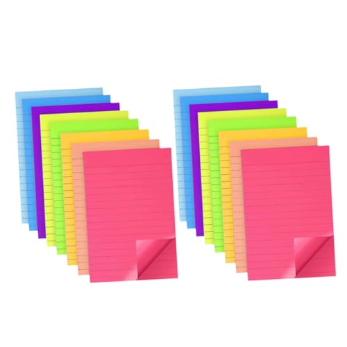 FUNNETOYU -notizbuch Memo Büro Winzig Sortiert Kleine Notizen Pads Farbiger Notizblock Kleiner Notizblock Farben Geformt Mini Schreibwaren Unterlage Notizbilder Notizbücher Papier von FUNNETOYU