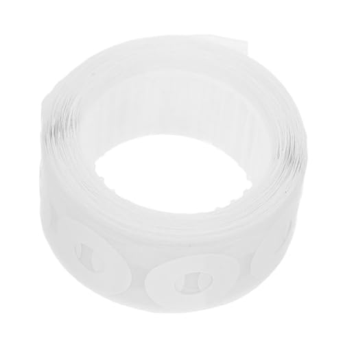 FUNOMOCYA 1 Rolle Lochverstärkungsaufkleber Selbstklebend mit PVC Lochschutz für Ringordner Vielseitig Einsetzbar zur Reparatur von Papierlöchern Reißfest und Langlebig von FUNOMOCYA