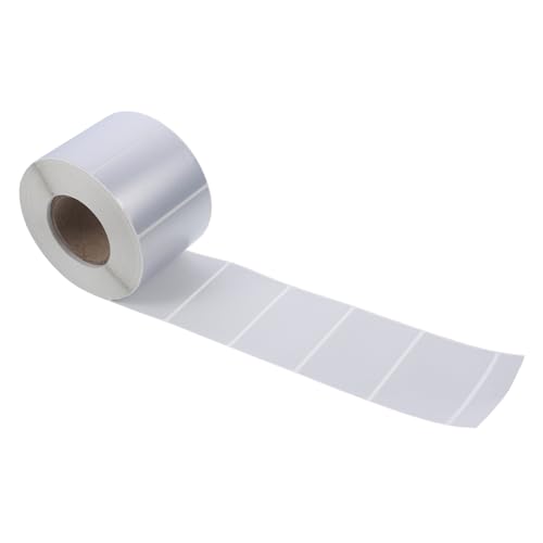 FUNOMOCYA 1 Rolle Wasserfestes Etikettenpapier Aufkleber Glänzend Vinyl Klein Selbstklebendes Adressetikett Etikettendruckerpapier Große Versandetiketten Leere Etiketten Silver Das Haustier FUNOMOCYA 1 Rolle Wasserfestes Etikettenpapier Aufkleber Glänzend Vinyl Klein Selbstklebendes Adressetikett Etikettendruckerpapier Große Versandetiketten Leere Etiketten Silver Das Haustier von FUNOMOCYA