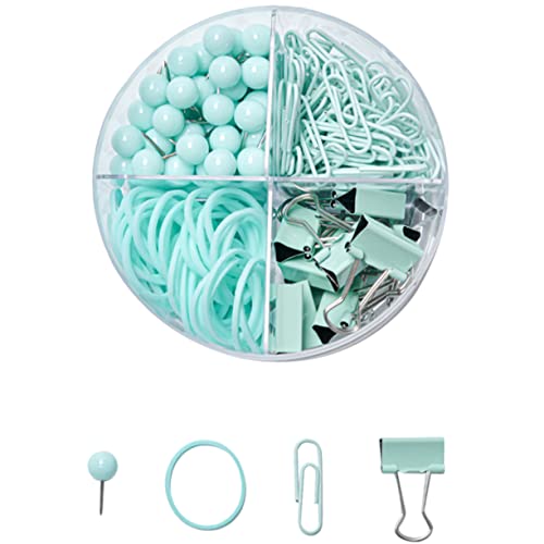 FUNOMOCYA 1 Satz Büroklammer Reißzwecke Kleine Büroklammern Dekorativ Clips Stifte Bindemittel Schreibtisch Daumennägel Pastell Groß Klopfen Lesezeichen Büromaterial Sortieren Plastik Green FUNOMOCYA 1 Satz Büroklammer Reißzwecke Kleine Büroklammern Dekorativ Clips Stifte Bindemittel Schreibtisch Daumennägel Pastell Groß Klopfen Lesezeichen Büromaterial Sortieren Plastik Green von FUNOMOCYA