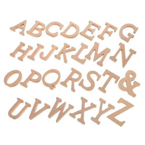 FUNOMOCYA 1 Satz Holzbuchstaben Unfertige DIY für Kreative Bastelprojekte für Fotografie Heimdekoration für Kinderzimmer von FUNOMOCYA