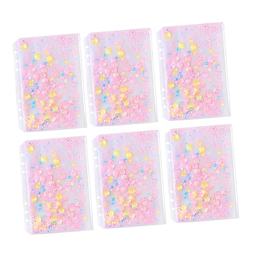 FUNOMOCYA 1 Set 6 Teilig Handbuch Reißverschlusstasche Notebook Planer Organisation Aufbewahrungstaschen Ordnertasche Reißverschluss Ordnertaschen Lose Schulbedarfstasche Stationäre von FUNOMOCYA