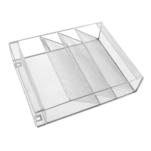 FUNOMOCYA 1 Set Aktenregal Aufbewahrungsbox Wandhalter Wandakten Organizer Hängende Metall Wandakten Hängende Ordner Organizer Wandorganizer Wandaktenhalter Hängende Wandakten von FUNOMOCYA