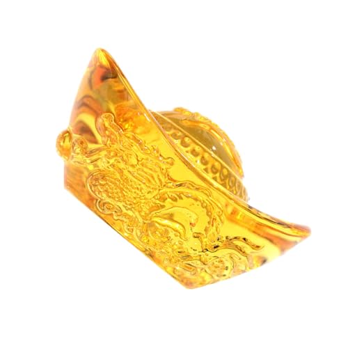 FUNOMOCYA 1 Stück Mit Drachenmuster Gold Vorfahren Wohlstandsdekor Opfergaben Yuan Bao Reichtum Reichtum Yuan Bao Desktop-Dekoration Zitrin FUNOMOCYA 1 Stück Mit Drachenmuster Gold Vorfahren Wohlstandsdekor Opfergaben Yuan Bao Reichtum Reichtum Yuan Bao Desktop-Dekoration Zitrin von FUNOMOCYA