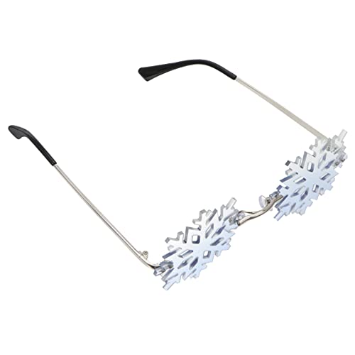 FUNOMOCYA 1 Stück Schneeflocken Sonnenbrille Party-brille Zarte Foto-requisite Stilvolle Winterbrille Gastgeschenk FUNOMOCYA 1 Stück Schneeflocken Sonnenbrille Party-brille Zarte Foto-requisite Stilvolle Winterbrille Gastgeschenk von FUNOMOCYA