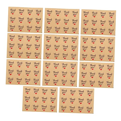FUNOMOCYA 10 Blatt Danke Aufkleber briefumschläge geldumschläge klebepunkte stickbilder Schüttgut runde Aufkleberetiketten selbstklebende Backaufkleber -Siegel-Aufkleber Kraftpapier FUNOMOCYA 10 Blatt Danke Aufkleber briefumschläge geldumschläge klebepunkte stickbilder Schüttgut runde Aufkleberetiketten selbstklebende Backaufkleber -Siegel-Aufkleber Kraftpapier von FUNOMOCYA