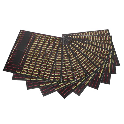 FUNOMOCYA 10 Blatt Teiliges Bunte Sicherungskasten Aufkleber Selbstklebende Circuit Breaker Sticker zur Einfachen Beschriftung und Kategorisierung von Elektrischen Schalttafeln für FUNOMOCYA 10 Blatt Teiliges Bunte Sicherungskasten Aufkleber Selbstklebende Circuit Breaker Sticker zur Einfachen Beschriftung und Kategorisierung von Elektrischen Schalttafeln für von FUNOMOCYA